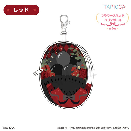 [RED] "Tapioca Original Flower Stand" Window Pouch