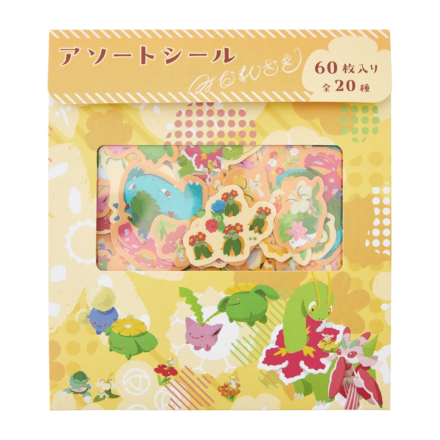 "Pokemon Blooming in Profusion" Sticker Flakes