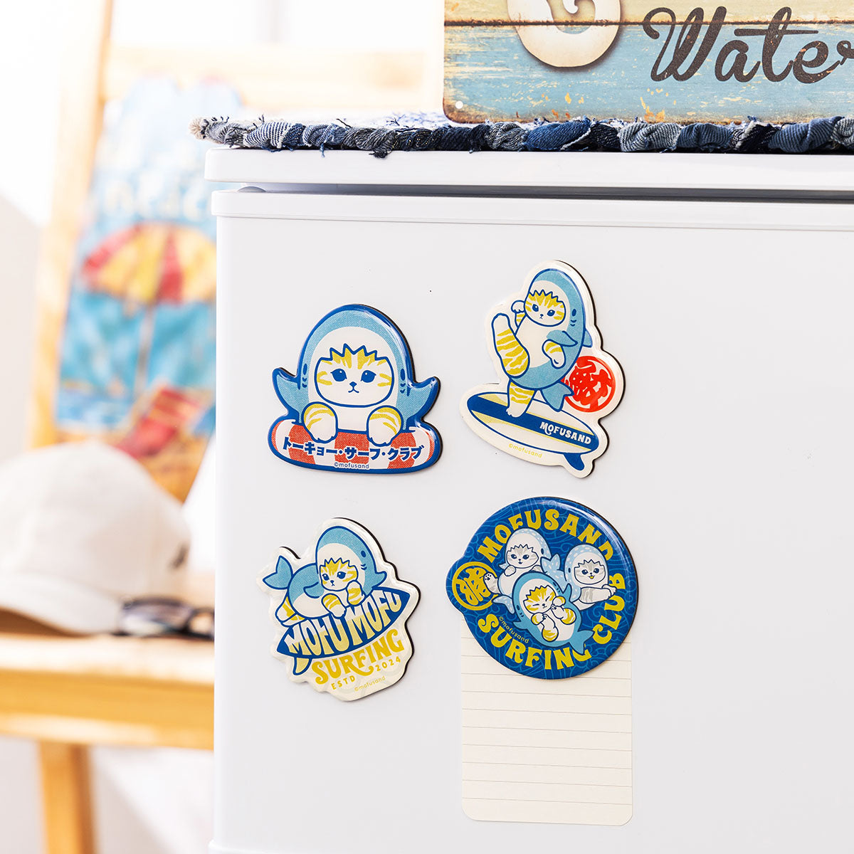 [SUFING CLUB] "Mofusand BOARD SHARK!" Magnet