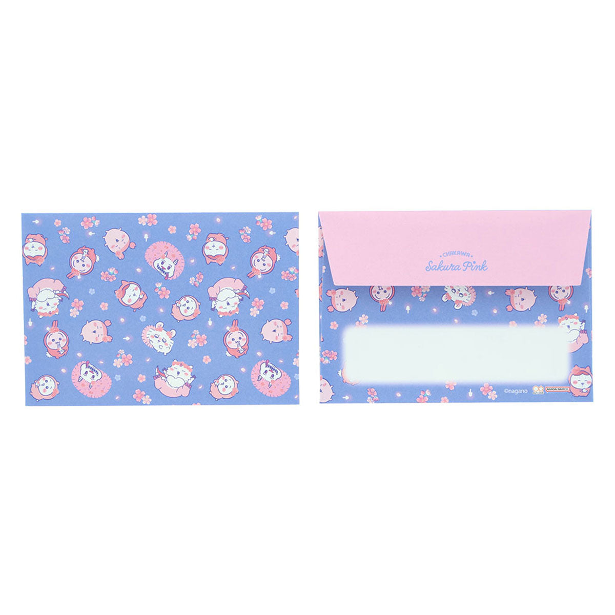 [BLUE] "Chiikawa Sakura Pink" Mini Letter Set