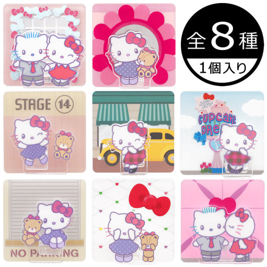 "USJ Hello Kitty Acrylic Memo Stand" Blind