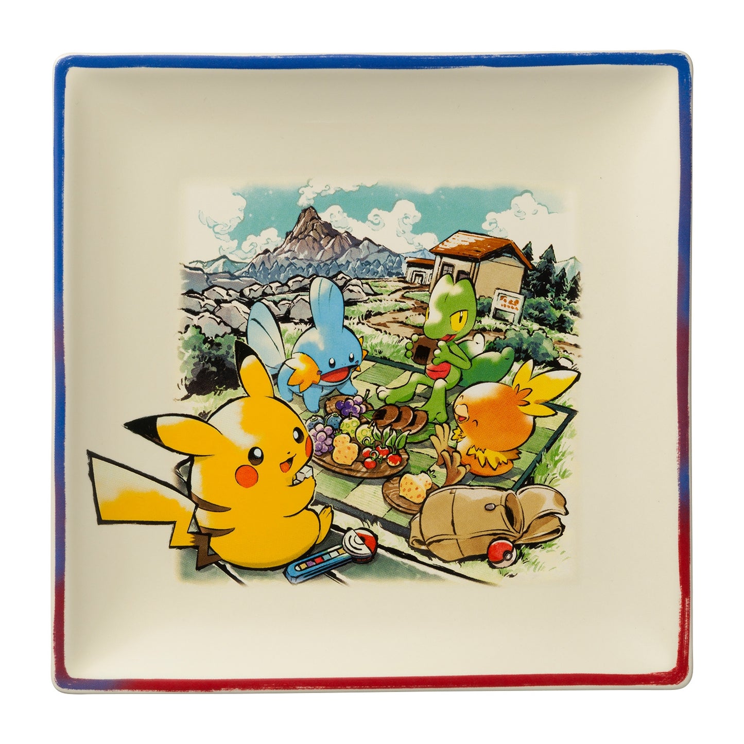 "Pokemon Timeless Adventure Hoenn" Square Plate