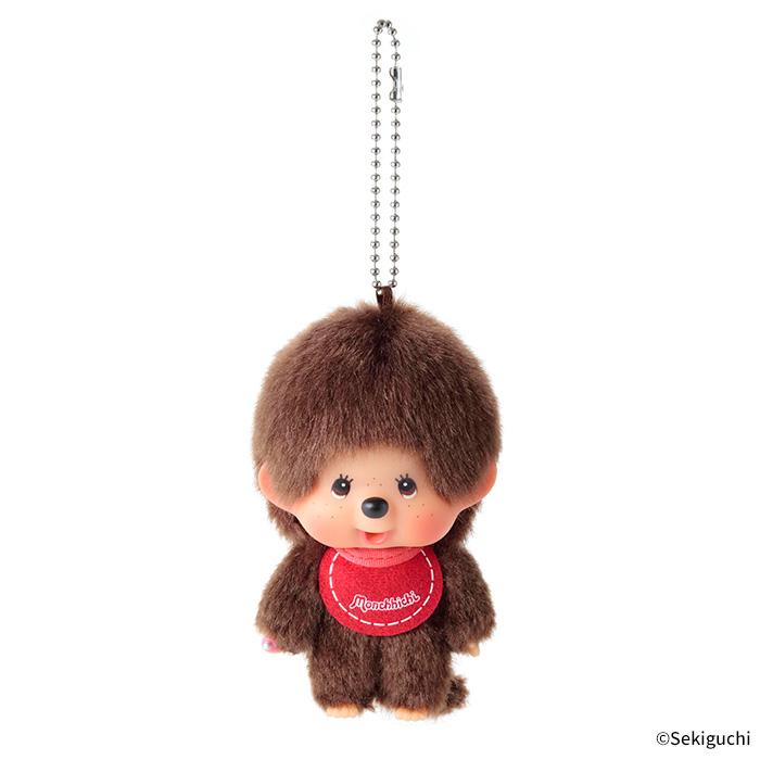 [BOY] "Monchhichi Big Face" Plush Keychain