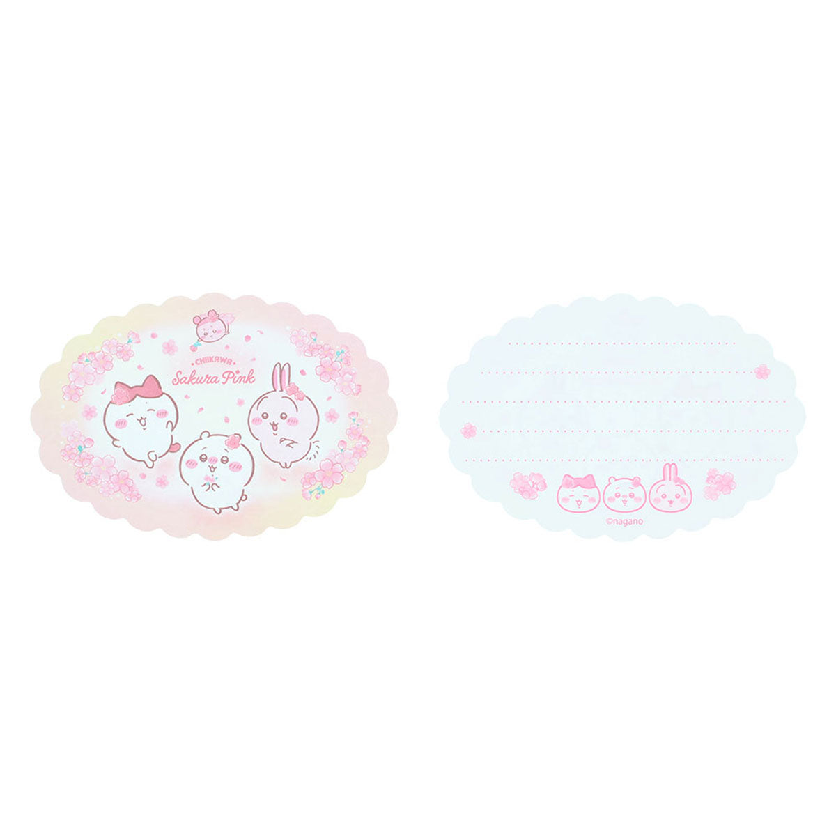 [PINK] "Chiikawa Sakura Pink" Mini Letter Set