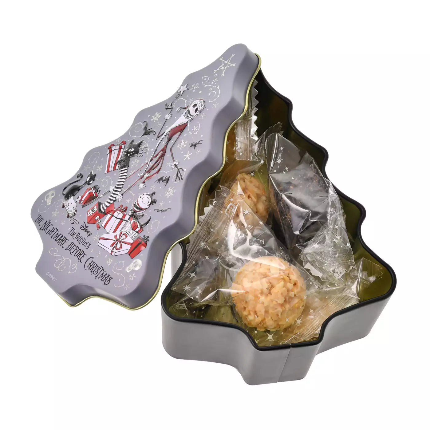 "Tim Burton's The Nightmare Before Christmas - Christmas Selection Crunch Chocolate" Tin Case