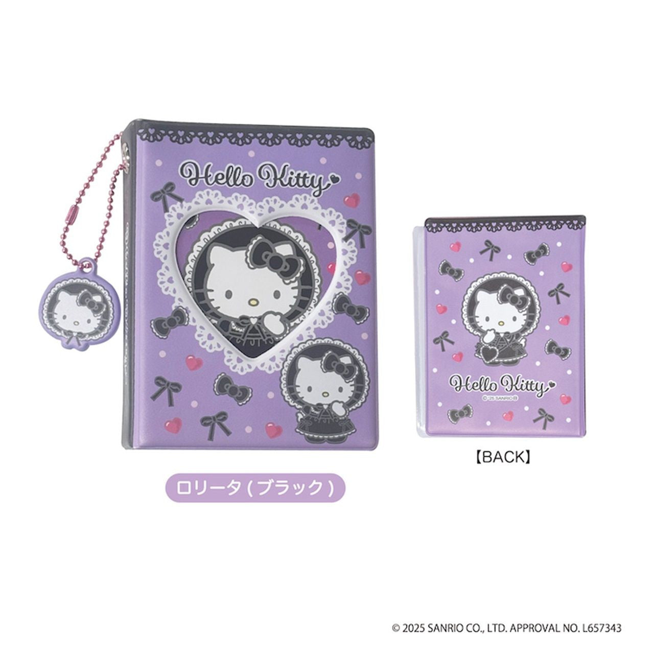 [BLACK] "Hello Kitty Lolita" Card Album