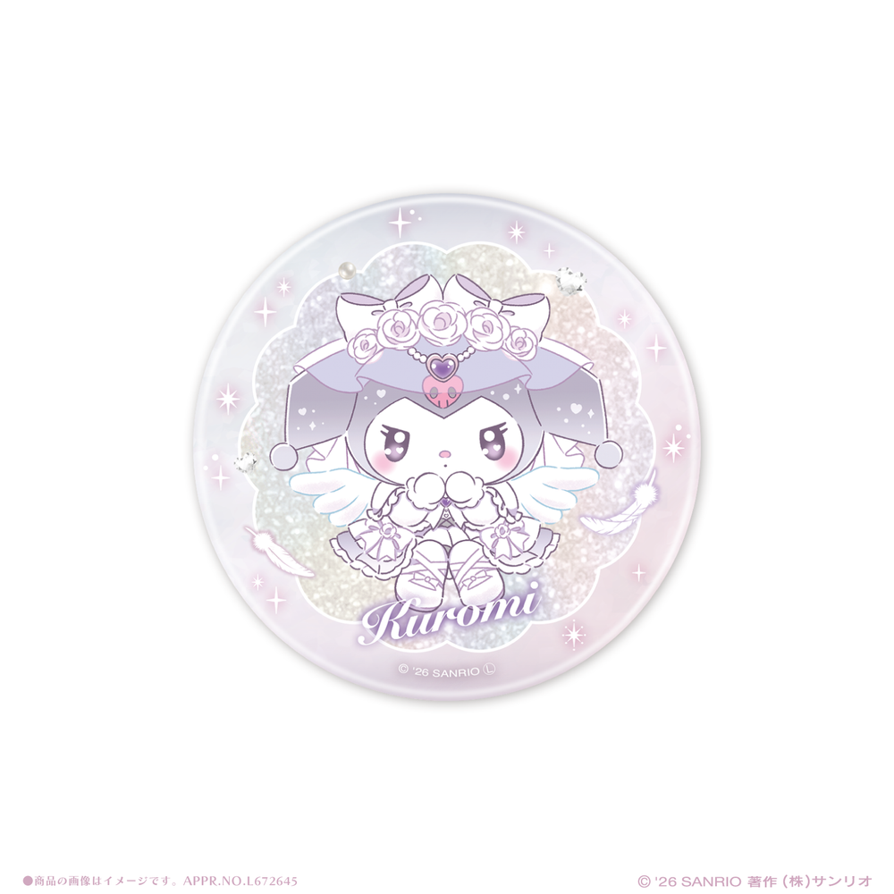 [KUROMI] "Sanrio x LAFARY Tokimeki Senshi Lumina" BIG Can Badge