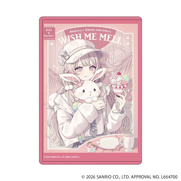 [WISH ME MELL] "Akakura x Sanrio Parfait Cafe" Chara Clear Case