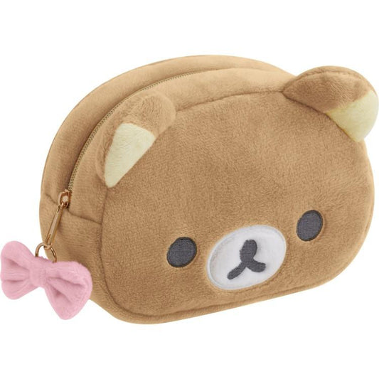 [RILAKKUMA] "Rilakkuma Makeup" Mirror Plush Pouch