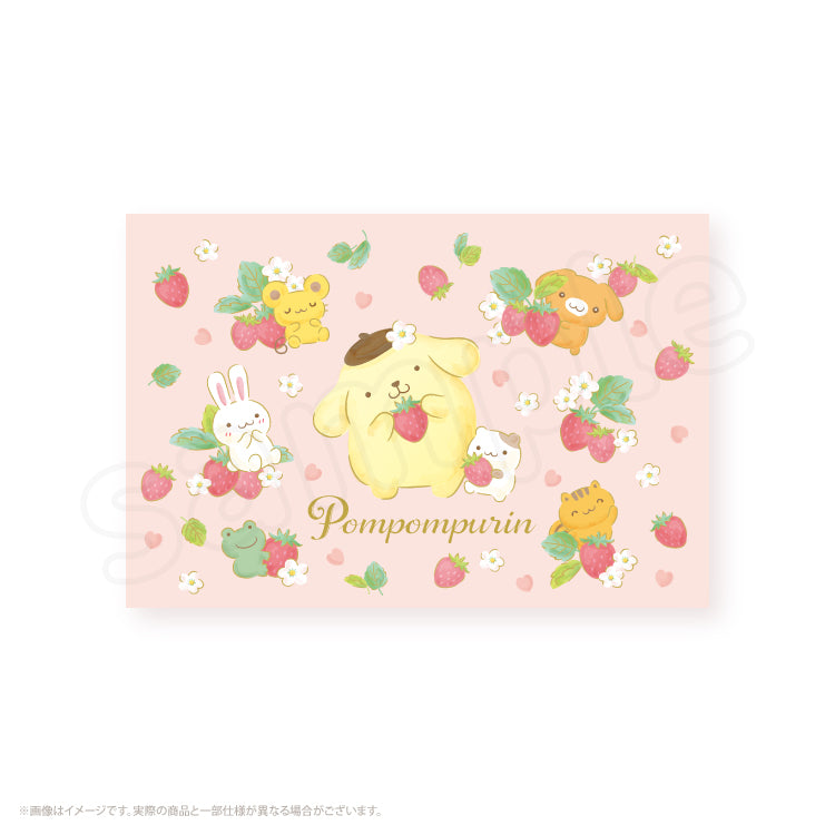 "Pompompurin Strawberry Friends" Postcard Set