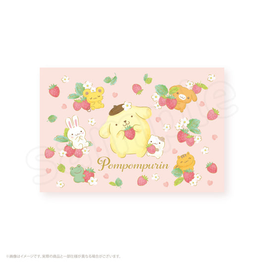 "Pompompurin Strawberry Friends" Postcard Set
