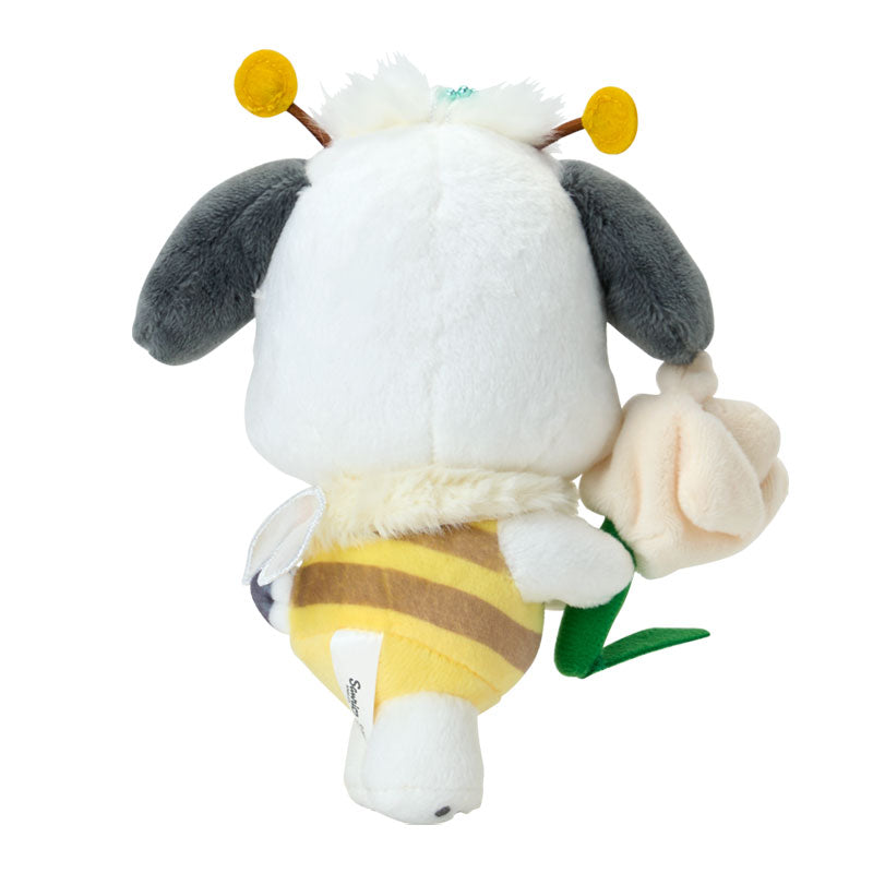 [POCHACCO] "Sanrio Flower Loving Bee" Plush Keychain