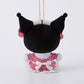 "Kuromi Tokimeki Maid" Plush Keychain