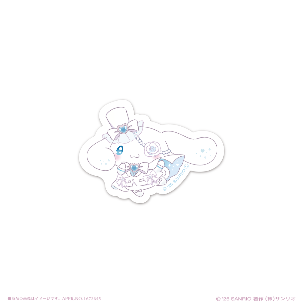 [CINMAMOROLL] "Sanrio x LAFARY Tokimeki Senshi Lumina" Die-Cut Sticker