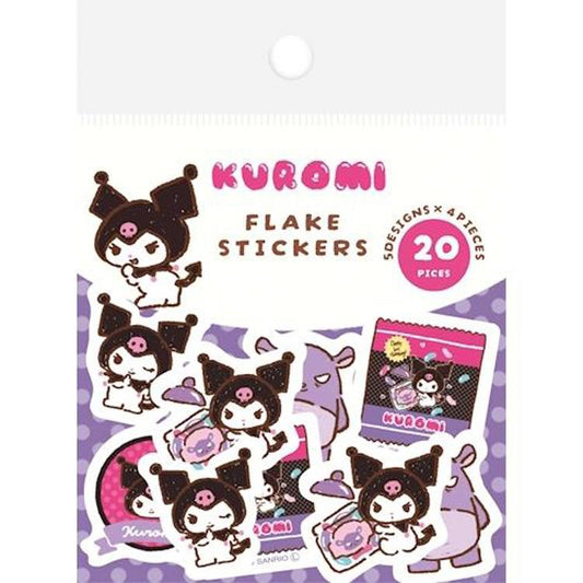 [KUROMI] "Sanrio Oyatsu Snack Party" Sticker Flakes