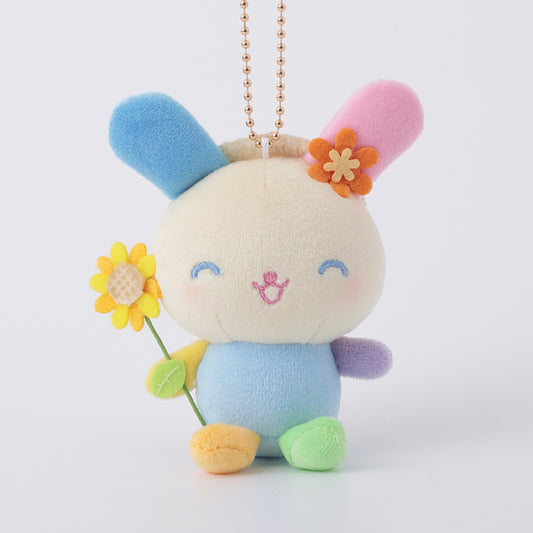 [USAHANA] "Sanrio Pokapoka Sunflower" Plush Keychain