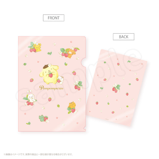 "Pompompurin Strawberry Friends" File Folder