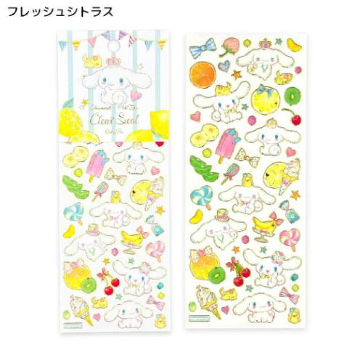 [CINNAMOROLL / LEMON] "Sanrio x Miki Takei" Clear Sticker Sheet