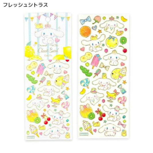 [CINNAMOROLL / LEMON] "Sanrio x Miki Takei" Clear Sticker Sheet