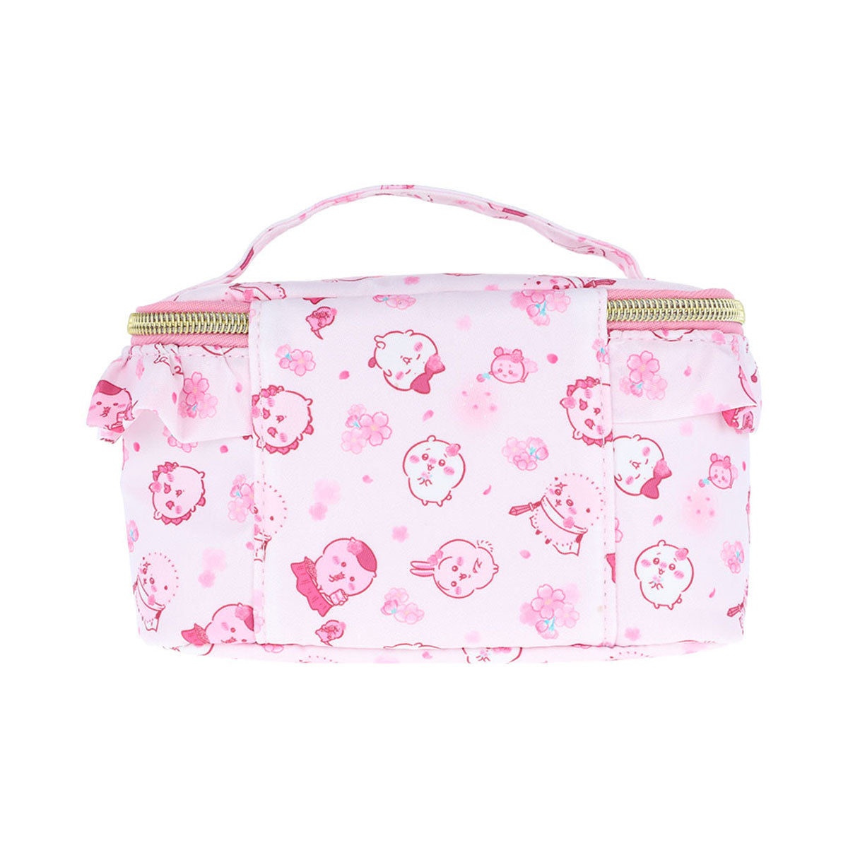 [PINK] "Chiikawa Sakura Pink Frill" Vanity Pouch