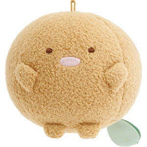 [TONKATSU] "Sumikko Gurashi Tanuki Raccon Restaurant" Round Plush Keychain