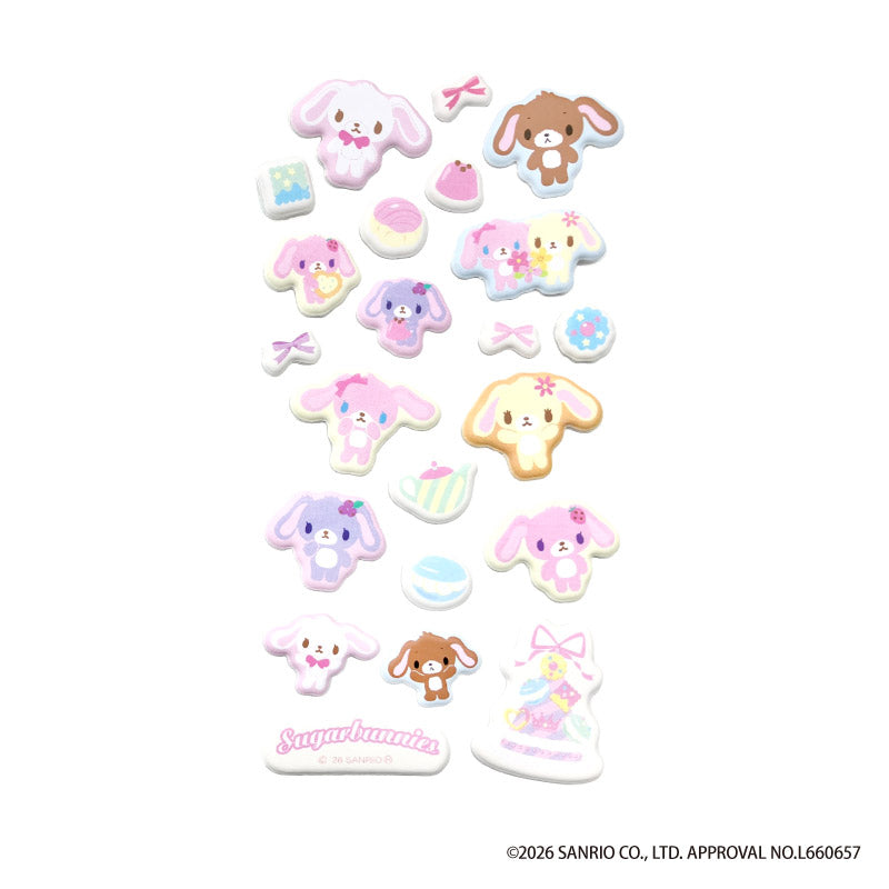 [TEA PARTY] "Sugarbunnies" Pukupuku Sticker Sheet