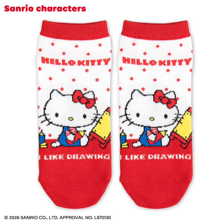 [HELLO KITTY] "THANKYOUMART x Sanrio Retro" Ankle Socks