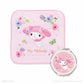 [MY MELODY] "Sanrio Watercolor Floral" Hand Towel & Compact Mirror Set