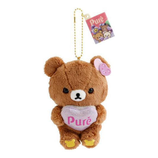 [CHAIROIKOGUMA] "Pure Gummy x Rilakkuma" Plush Keychain