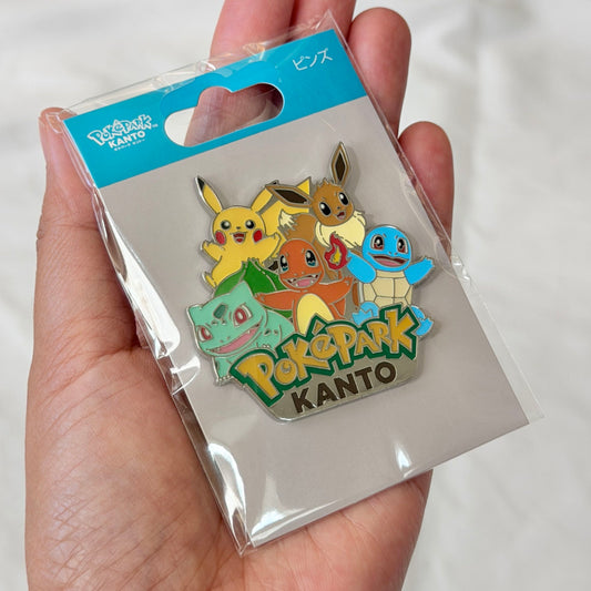 LIMITED "PokePark Kanto" Logo Metal Pin