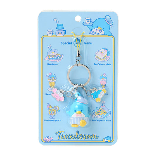 "Tuxedo Sam Cafe" Strap Keychain