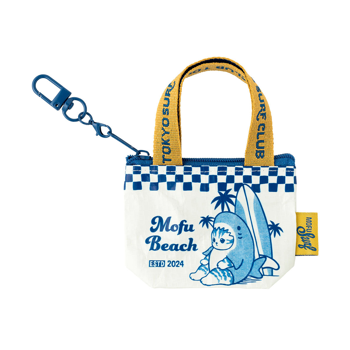 [MOFU BEACH] "Mofusand BOARD SHARK!" Mini Bag Keychain