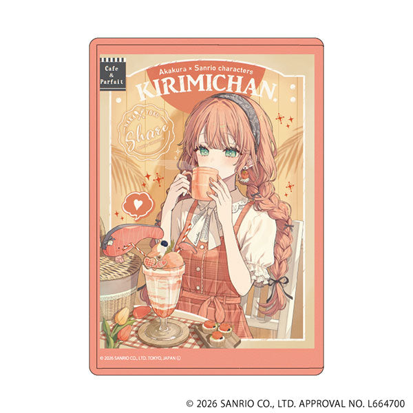 [KIRMICHAN] "Akakura x Sanrio Parfait Cafe" Chara Clear Case