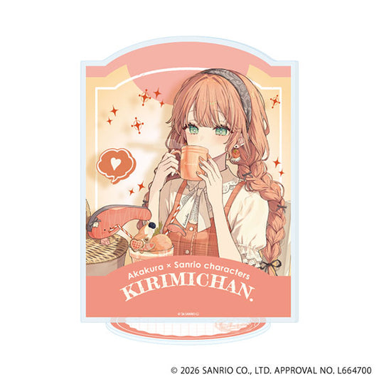 [KIRMICHAN] "Akakura x Sanrio Parfait Cafe" Acrylic Stand