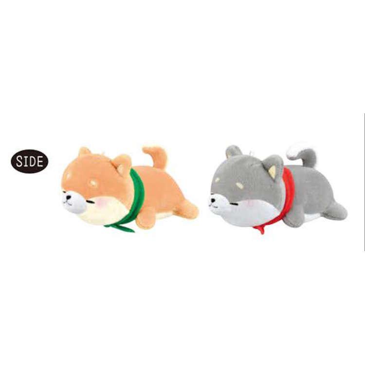 [SHIBA INU] "Nikonui Lying Down 2" Plush Keychain
