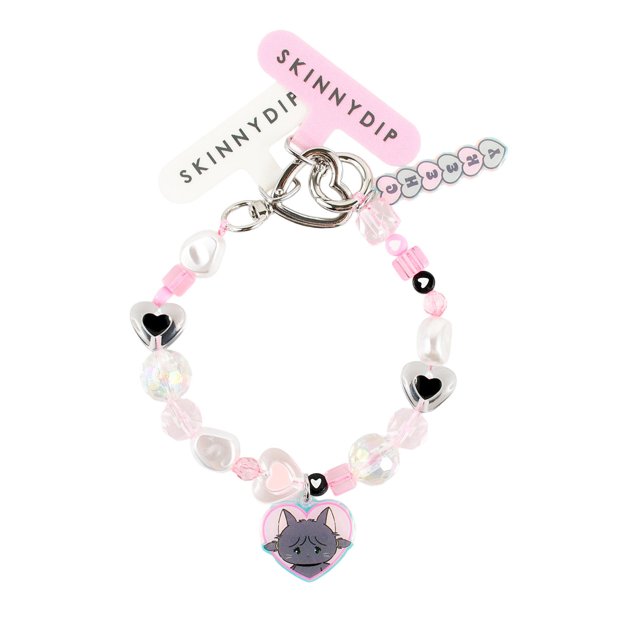 [COOL] "Mikko Illustrations SKINNYDIP" Beaded Wrist Charm