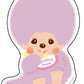 "Monchhichi Colors" Big Sticker Set
