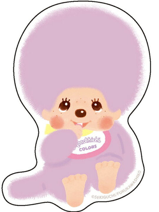 "Monchhichi Colors" Big Sticker Set