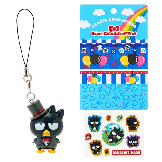 [BADTZ MARU] "Sanrio Super Cute Adventures" Strap & Seal Set