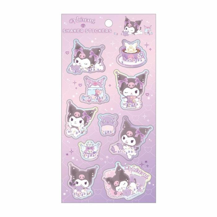 [KUROMI] "Sanrio Tokimeki World" Shaker Stickers