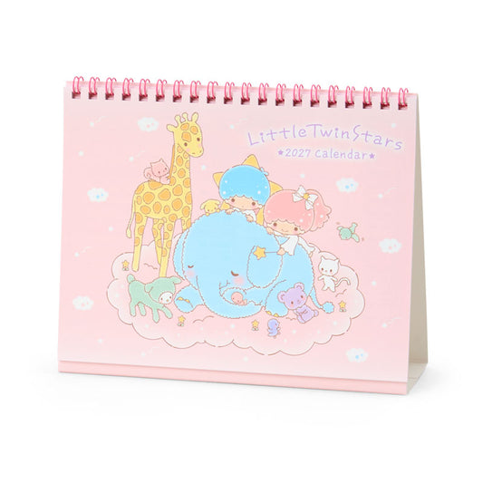 [LITTLE TWIN STARS] "Sanrio" 2027 Ring Desk Calendar