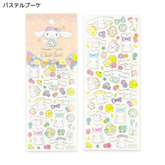 [CINNAMOROLL / FLORAL] "Sanrio x Miki Takei" Clear Sticker Sheet