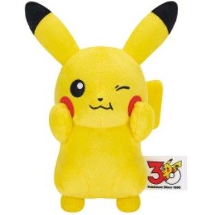 [CHEEKY] "Pokemon 30th Anniversary Various Faces Pikachu" Plush
