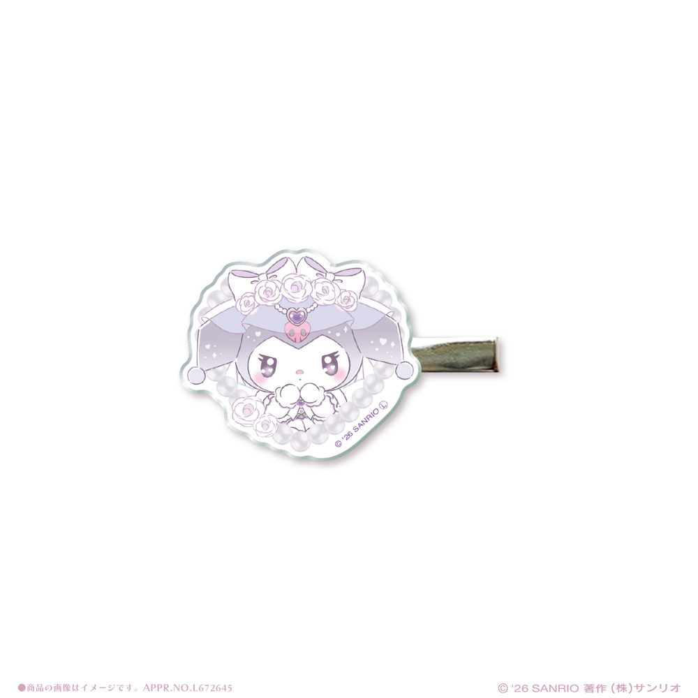 [KUROMI] "Sanrio x LAFARY Tokimeki Senshi Lumina" Hair Clip