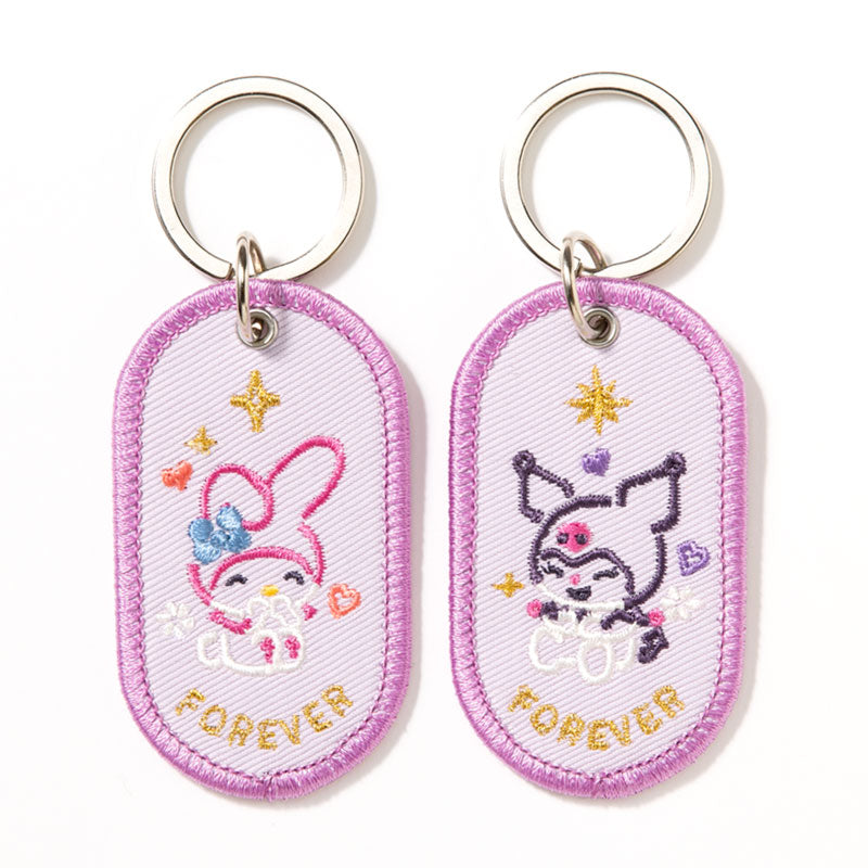 [MY MELODY & KUROMI] "Sanrio 2/8b Pair" Keychain