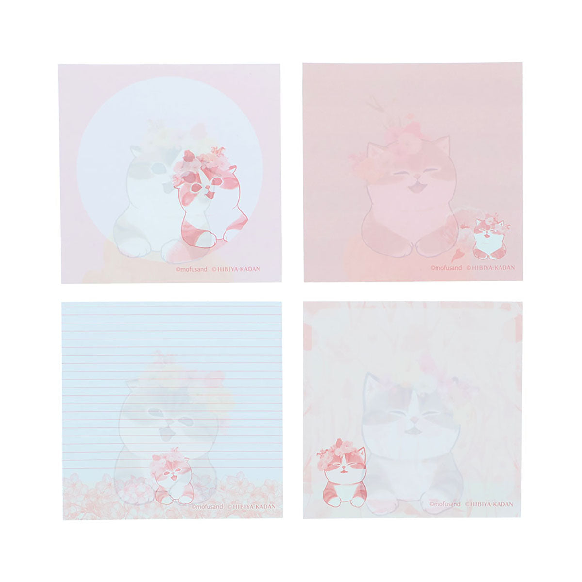 [BLOOM] "Mofusand x HIBIYA-KADAN" Square Memo Pad