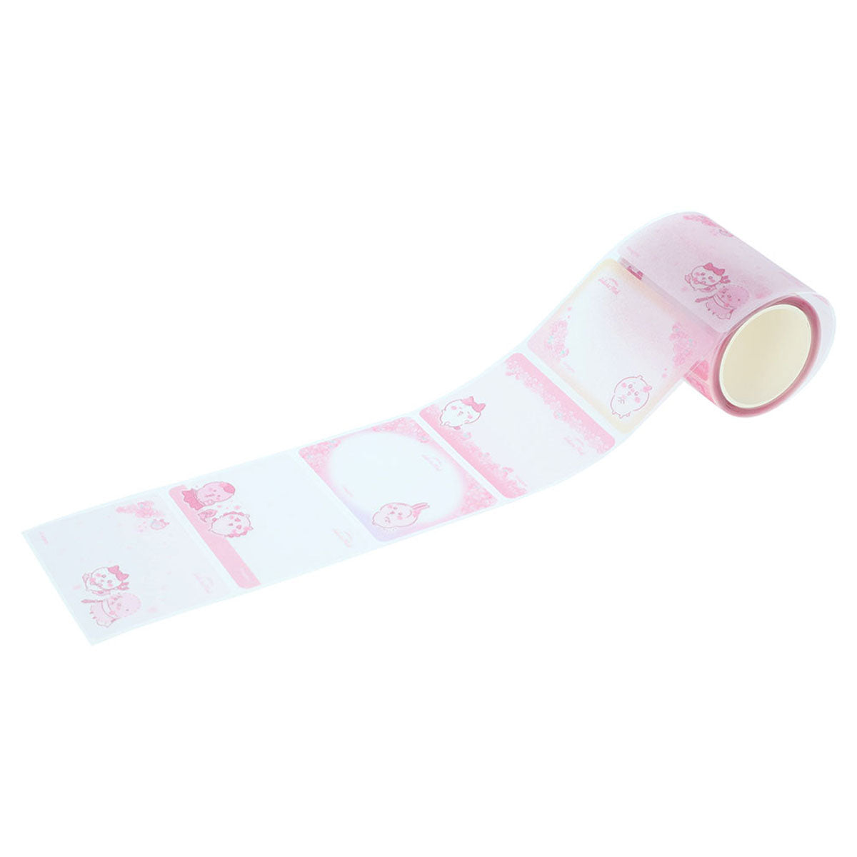 [PINK] "Chiikawa Sakura Pink" Roll Sticker Memo