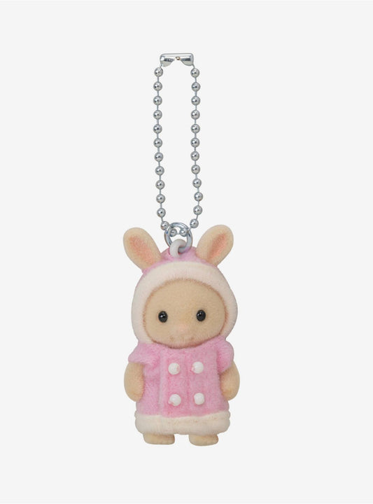[RABBIT WINTER COAT] "Sylvanian Families" Keychain