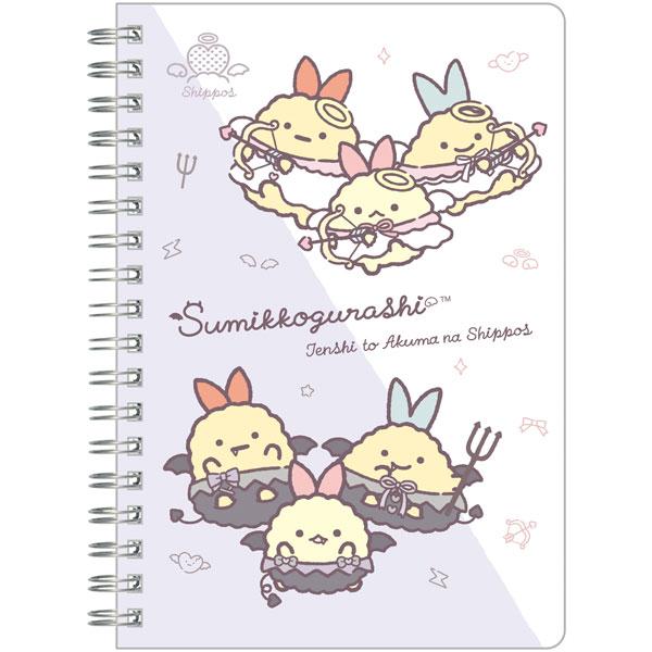 [DEVIL] "Sumikko Gurashi Angel and Devil" B6 Sprial Notebook