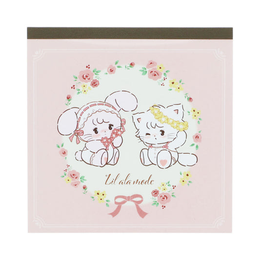 [PINK] "Mikko Illustrations" Square Memo